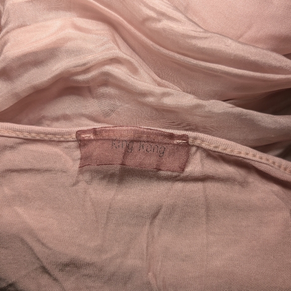 King Kong Stylish Pink Ruffle Maxi Dress - Picture 7 of 9
